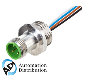 Murrelektronik 7024-13521-9750020 m12 male receptacle a-cod. fm f&b pro, wires pp 5x0.34 0,2m