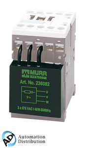 Murrelektronik 236082 motor suppressor, rc, 3x575vac/5,5kw, for siemens contactors, rc3bur-rc-3x400-575/5,5k-s