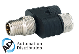 Murrelektronik 7000-88602-0000000 t-coupler nano m8-male 4p/ 2x m8-female 3 pole