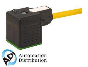 Murrelektronik 7000-18141-0280500 msud valve plug form a 18mm, pur 5x0.75 yellow, 5m
