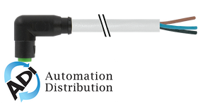 Murrelektronik 7000-08261-2111500 m8 female 90?? snap-in with cable, pvc 4x0.25 gy ul/csa 15m