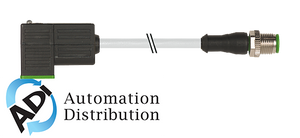 Murrelektronik 7000-41081-2260450 m12 male 0?? / msud valve plug form c 8 mm, pur 3x0.75 gray, 4.5m