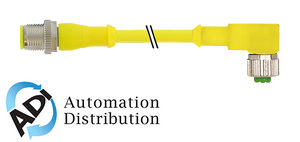 Murrelektronik 7030-40141-1260060 m12 male 0?? / m12 female 90?? aida, pur 5x0.34 ye ul/csa+drag chain 0,6m