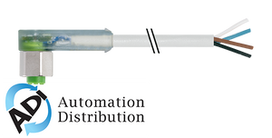 Murrelektronik 7014-12421-2140750 m12 female 90?? led f&b, pvc 4x0.34 gray, 7.5m