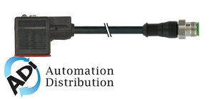 Murrelektronik 7072-40881-7540100 m12 xtreme male 0?? / msud valve plug form a 18mm, pur 2x0,75 black ul/csa, drag ch 1.0m