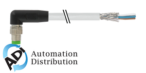 Murrelektronik 7000-08731-2010750 m8 male 90?? , shielded, pvc 4x0.34 shielded gray, ul,csa 7.5m
