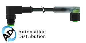 Murrelektronik 7003-40428-8280060 m12 sc male 90?? / m12 female 90?? led, fep-jb 5x0,38 bk 0.6m