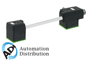 Murrelektronik 7000-41581-2260000 m12 male on rear of msud double valve plug 18mm, pur 3x0.75 gray, 0m