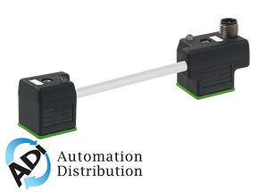 Murrelektronik 7000-41541-2360000 msud dbl valve plug m12 male on top 18mm, pur 3x0.75 gray, ul/csa, drag ch 0m