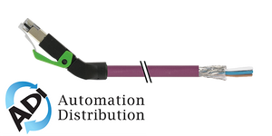 Murrelektronik 7000-74121-7980060 rj45 male 45?? up, shield with cable, ethernet, pur 2x2xawg22 shielded vt ul,csa+dragchain 0,6m