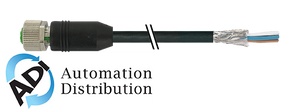 Murrelektronik 7000-13221-6031000 m12 female 0?? shielded with cable, pvc 5x0.34 shielded bk ul/csa 10m