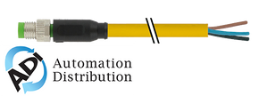 Murrelektronik 7000-08011-0510750 m8 male 0?? with cable, pur 4x0.25 ye ul/csa+robot+drag chain 7.5m