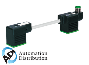 Murrelektronik 7000-41741-2260000 m12 male on top of msud double valve plug 11mm, pur 3x0.75 gray, 0m