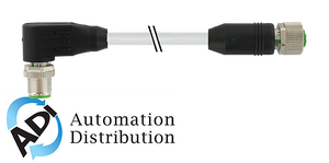 Murrelektronik 7000-40471-2420030 m12 male 90?? / m12 female 0?? shielded, pur 5x0.34 shielded gy ul/csa+drag chain 0,3m