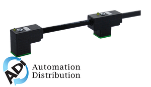 Murrelektronik 7000-58441-6270300 msud double valve plug form ci 9.4 mm, pur 4x0.75 black 3m