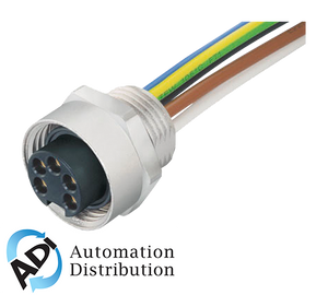 Murrelektronik 7000-78381-9780100 7/8'' female flange plug, wire 5x0.75 1m