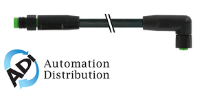 Murrelektronik 7003-88028-8280100 m8 male 0?? / m8 female 90?? sc, fep-jb 5x0,38 bk 1m