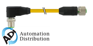Murrelektronik 7700-48031-U0H0030 m12 male 90?? / m12 female 0??, tpe 8x22awg ye ul/csa, itc/pltc 0.3m