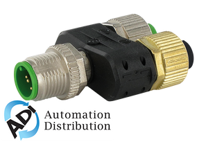 Murrelektronik 7000-42711-0000000 t-coupler slimline shielded m12 male/ 2xm12 female, for analog sensors
