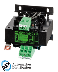 Murrelektronik 86340 mts 1-phase safety transformer, p: 40va in: 230/400vac out: 24vac, for screw and din-rail mounting