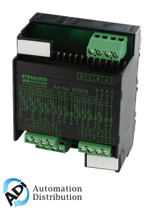 Murrelektronik 67079 mks/bcd-1300 diode modules, mounting rail / screw-type terminal