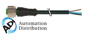 Murrelektronik 7000-12241-6252000 m12 female 0?? with cable, pur 5x0.34 bk ul/csa 20m