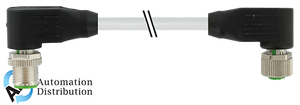 Murrelektronik 7000-48021-2920100 m12 male 90?? / m12 female 90?? 8 pole, pur 8x0,25 gray, drag ch 1m