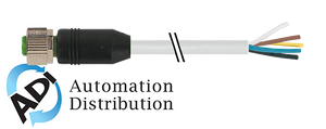 Murrelektronik 7000-19041-3020300 m12 female straight with cable, pur-ob 12x0,25 grey ul,csa+robot+drag chain 3m