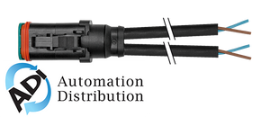 Murrelektronik 7072-72191-7540750 valve plug mdcy06-4s with cable, pur 2x0.75 bk ul/csa+drag chain 7.5m