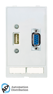 Murrelektronik 4000-68000-1020000 modlink msdd data  insert, 1xusb-a female/female + 1xsub-d9 female/soldering