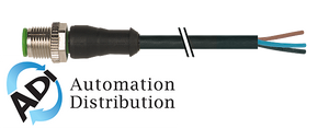 Murrelektronik 7000-12021-6541500 m12 male 0?? with cable, pur 4x0.34 bk ul/csa+robot+drag chain 15m
