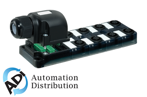 Murrelektronik 8000-88451-0000000 exact12, 8xm12, 4 pole cap, plug. screw term., self wireable, npn-led