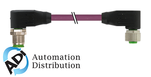 Murrelektronik 7000-40551-8030600 m12 male 90?? / m12 female 90?? canopen/devicenet, pur awg24+awg22 shielded vt ul/csa+drag ch. 6m
