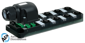 Murrelektronik 8000-88551-0000000 exact12, 8xm12, 5-pole, cap, plug. screw term., self wireable, npn-led