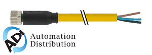 Murrelektronik 7000-08061-0512000 m8 female 0?? with cable, pur 4x0.25 ye ul/csa+robot+drag chain 20m