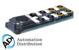 Murrelektronik 8000-98790-0000000 exact12 safety, backside soldered spring term., p1-4 m12 5-pol. led, p5-8 m12 4/3-pol. 1:1 no led