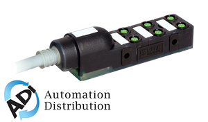 Murrelektronik 8000-86010-3560500 exact8, 6xm8, 3 pole moulded cable, 5.0m pur 6x0,34+2x0,75, ul/csa