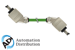 Murrelektronik 7000-74681-7960030 rj45 push pull male 45??/ rj45 push pull male 45??, pur 2x2xawg22 shielded gn ul/csa+dragchain 0,3m