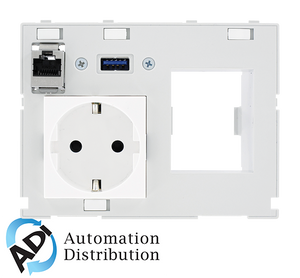 Murrelektronik 4000-68000-4300003 modlink msdd dbl combi insert germany, 1xrj45+usb-a + rcd opening