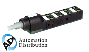Murrelektronik 8000-88110-3950300 exact8, 8xm8, 4 pole moulded cable, 3.0m pur/pvc 16x0,34+2x0,75