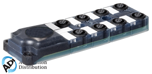 Murrelektronik 8000-88680-0000000 mvp12n-er8f-mp, exact12, 8xm12, 5 pol., pot. sep., backside spring terminals