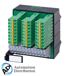 Murrelektronik 6654102 lugs 24  for signal transfer 250v/8 a, mounting rail/pluggable spring clamps