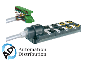Murrelektronik 8000-98710-4070300 exact12 safety, fix. cable, p1-4 m12 5pole led, p5-8 m12 4/3-pol 1:1 no led, 3m pur/pvc