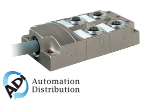 Murrelektronik 8000-54513-3731000 mvp-metall, 4xm12, 5pole, pre-wired cable, 10.0m pur 8x0,34+3x0.75, ul/csa, replacement for 27483