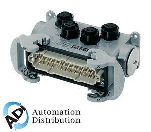 Murrelektronik 27681 power distributor pd4 7/8'' 5 pole, 24+e male to 4 x 7/8'' 5-pole female