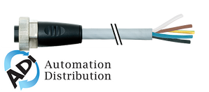 Murrelektronik 7000-78021-9653000 7/8" female 0?? with cable, pur 5x1.0 gy 30m