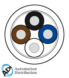 Murrelektronik 7000-C0201-3310000 cable drum ?ú?ÿ 355mm, pur 4x0.34 shielded gray, 100m