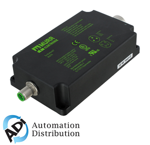 Murrelektronik 85673 evolution67 power supply 1-phase, in: 90..264 v out: 24v out: 24v/3,8a, in: m12 plug 3-pole out: 7/8'' socket 5-pole, limited power source