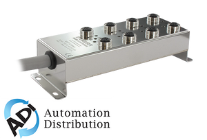 Murrelektronik 8044-78510-4531500 mvp12 steel f&b, 8xm12, 5pole, pre-wired cable, 15.0m tpe-v 16x0.5+3x1.0, ul/csa