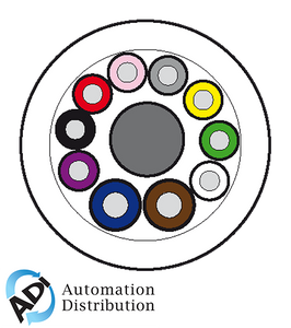 Murrelektronik 8000-00000-3595000 50m main cable pur-ob 8*0,34+2*0,75